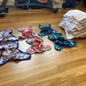 Osocozy Newborn Covers and Small Prefolds, Cloth Diapers